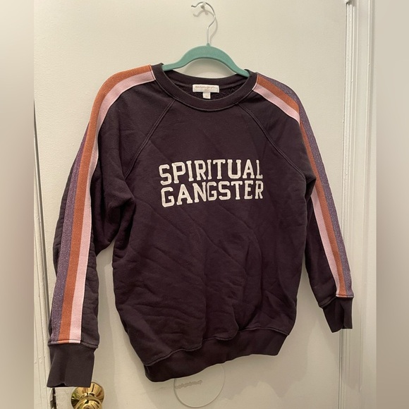 Spiritual Gangster|| SGV Classic Crew Pullover, yoga Size Small Logo, - Picture 3 of 7